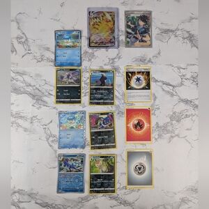 Pokemon set Of 12 Trading Cards Pikachu VMax